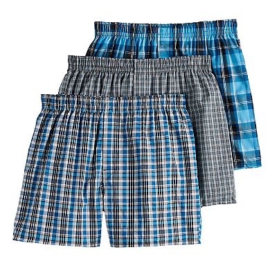 Men's Hanes Ultimate 3-pack Stretch Woven Boxers