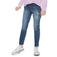 Girls 4-12 SONOMA Goods for Life™ Sequined Unicorn Skinny Jeans