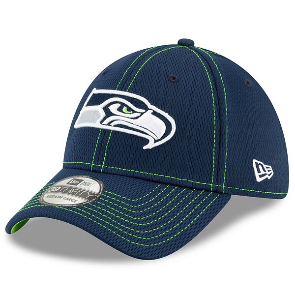 Seattle Seahawks New Era Knit Cap, Navy Blue/Action Green