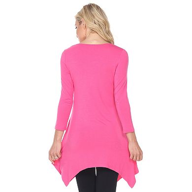 Women's White Mark Makayla Pocket Tunic Top