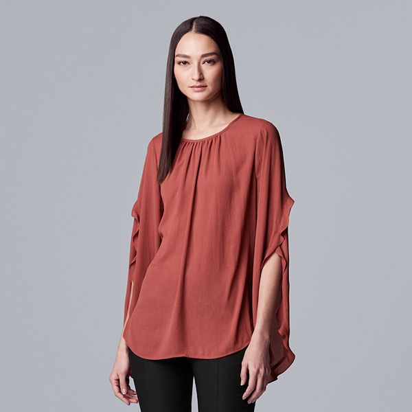 Women's Simply Vera Vera Wang Tulip Sleeve Blouse