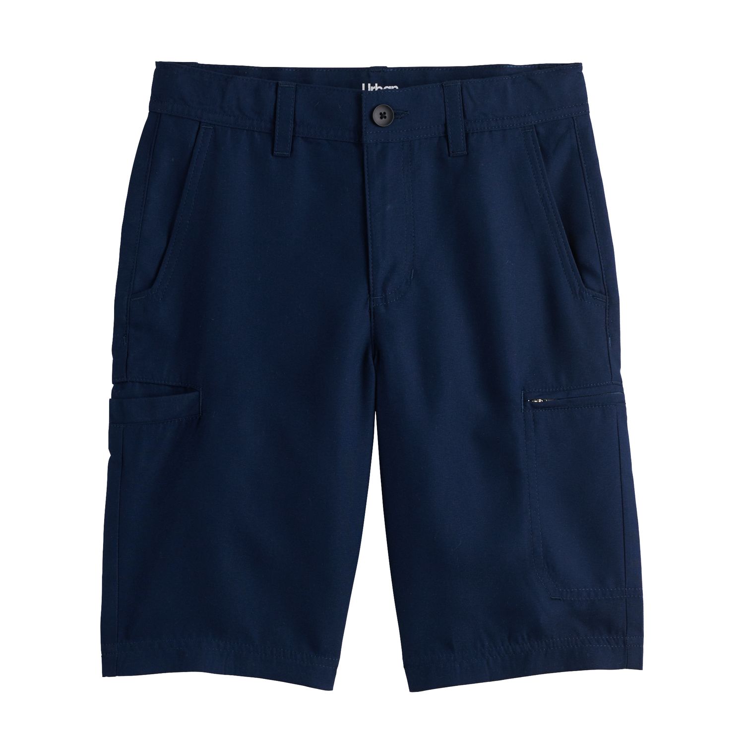 husky shorts with elastic waist