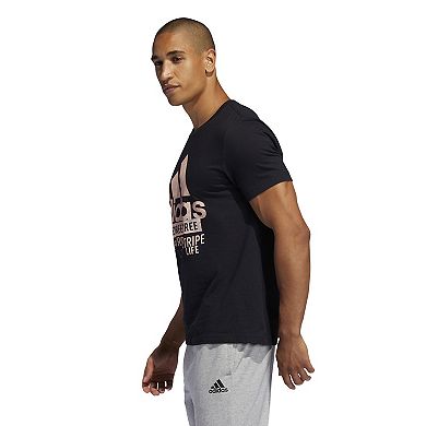 Big & Tall adidas Three Stripe Life Graphic Tee