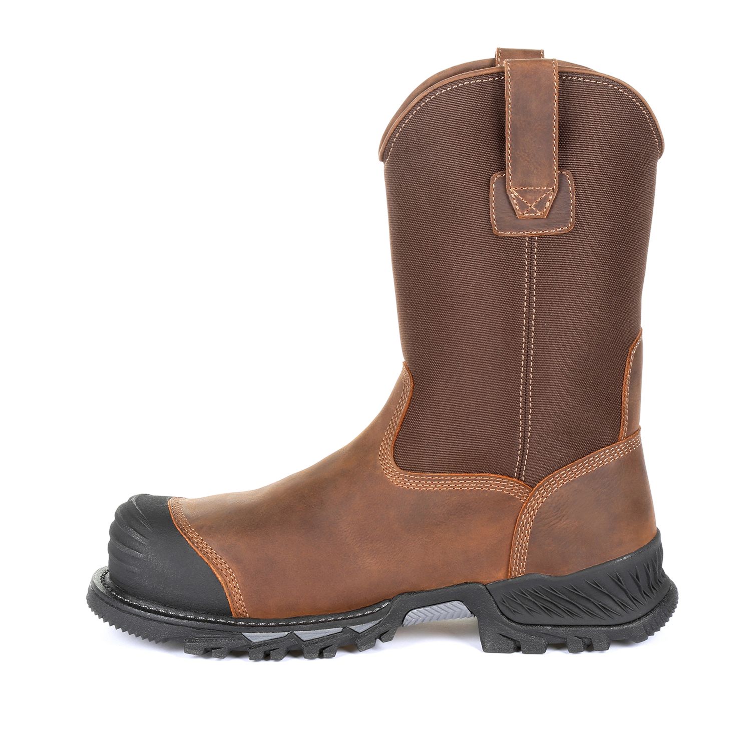 Мужские ботинки Georgia Boots Rumbler Waterproof Composite Toe Leather Work — фото 2