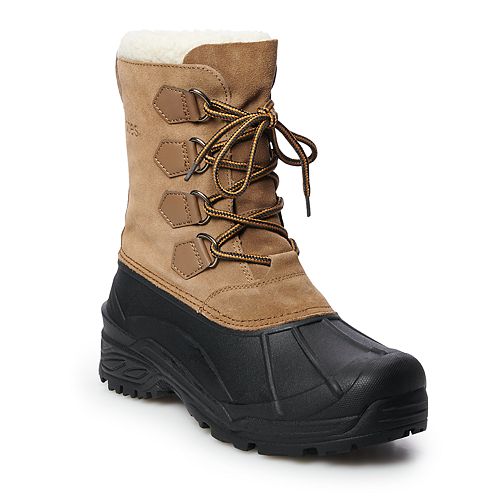 totes dustin men's waterproof winter boots