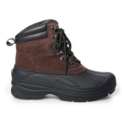 Kohls totes mens boots deals