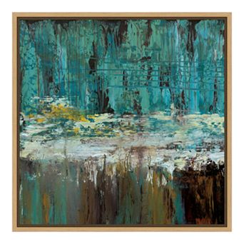 Amanti Art Deep Waters I Canvas Framed Wall Art