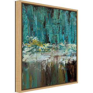 Amanti Art Deep Waters I Canvas Framed Wall Art