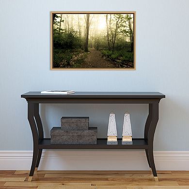 Amanti Art Appalachian Trail Canvas Framed Wall Art