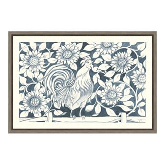 Amanti Art Farm Life I Canvas Framed Wall Art