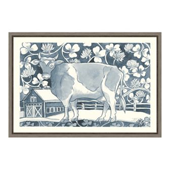 Amanti Art Farm Life II Canvas Framed Wall Art