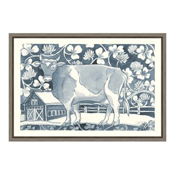 Amanti Art Farm Life II Canvas Framed Wall Art