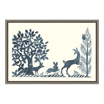 Amanti Art Forest Life VIII Canvas Framed Wall Art