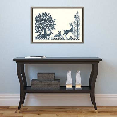 Amanti Art Forest Life VIII Canvas Framed Wall Art
