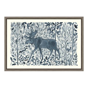 Amanti Art Forest Life VI Canvas Framed Wall Art