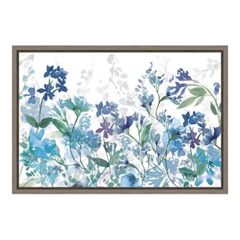 Amanti Art Colors of the Garden Canvas Framed Wall Art