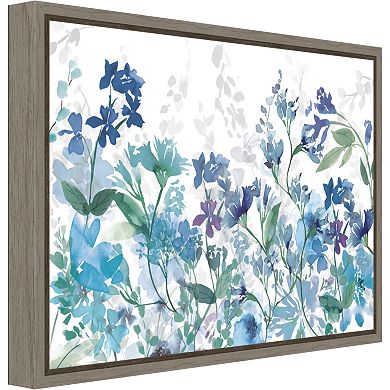 Amanti Art Colors of the Garden Canvas Framed Wall Art