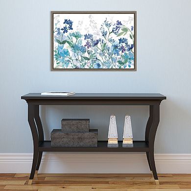 Amanti Art Colors of the Garden Canvas Framed Wall Art