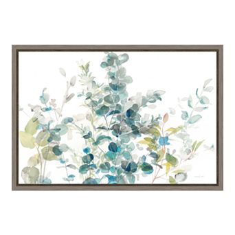 Amanti Art Eucalyptus I Canvas Framed Wall Art