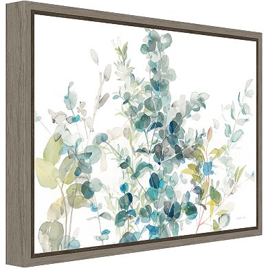 Amanti Art Eucalyptus I Canvas Framed Wall Art