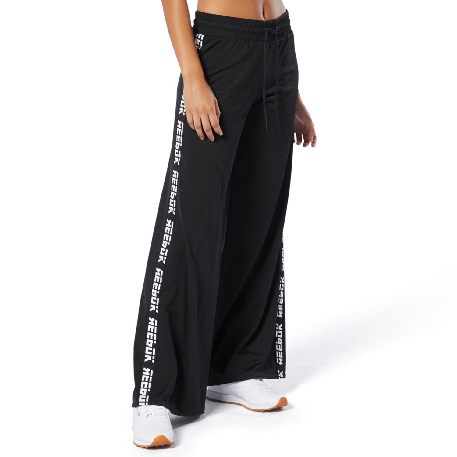 reebok women's open leg sweatpants