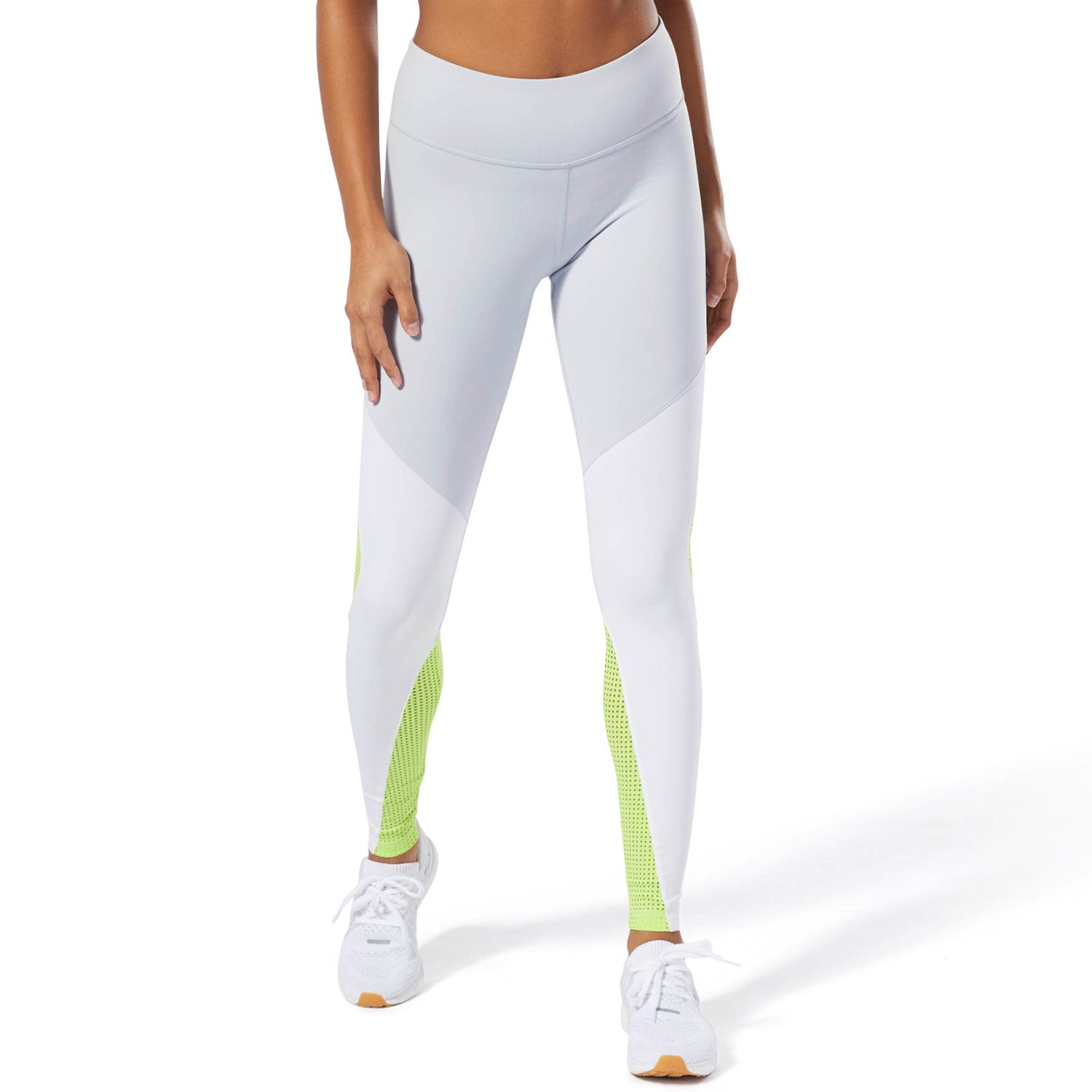 reebok lux colour block leggings