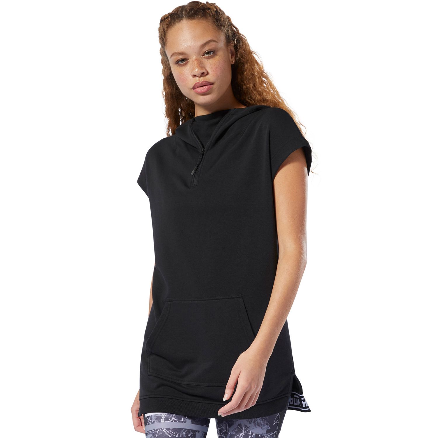 reebok sleeveless hoodie