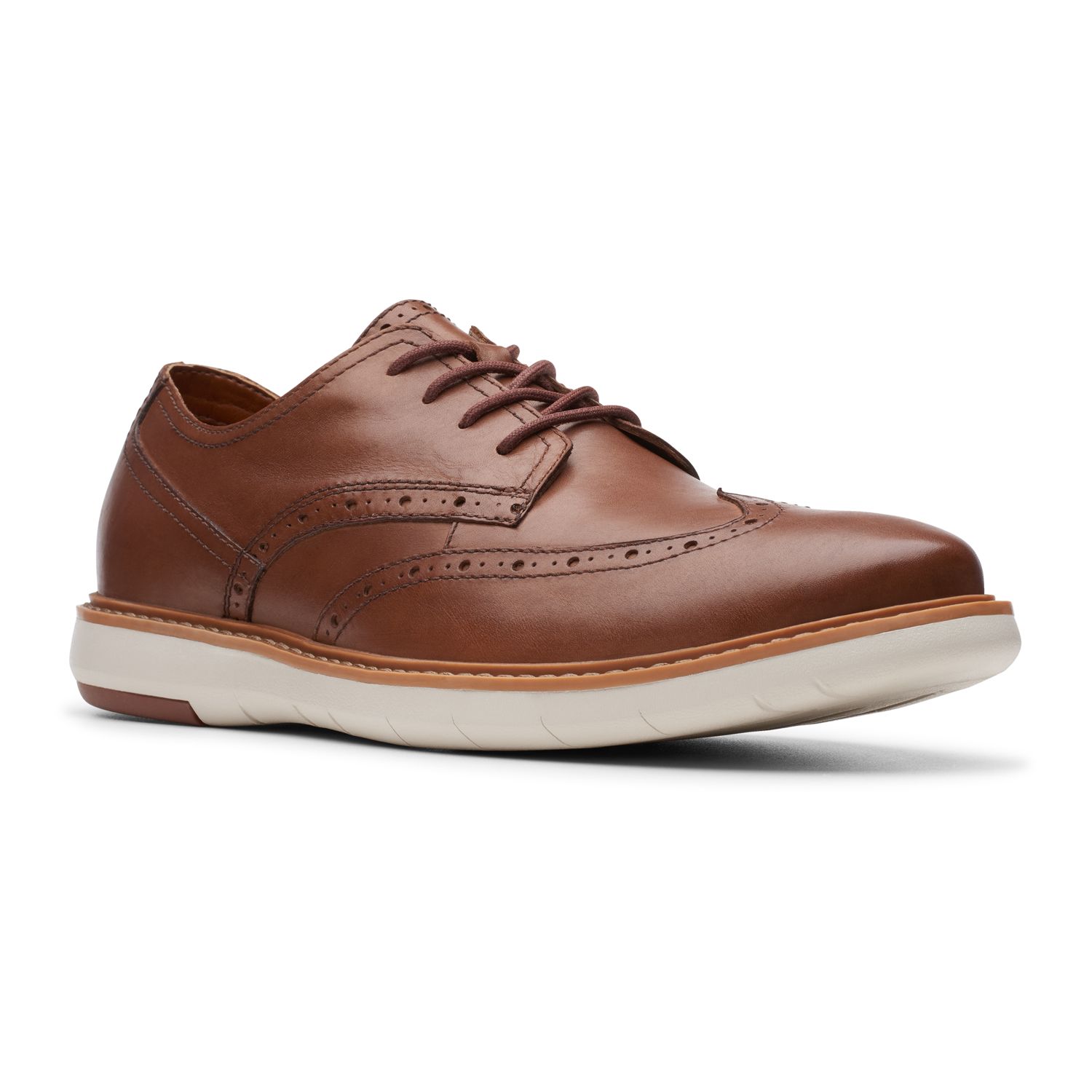 clarks wingtip shoes