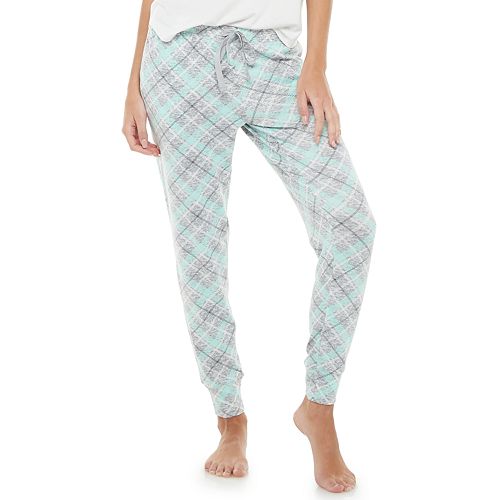 PJ Couture Cozy Soft Banded-Bottom Pajama Pants