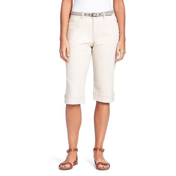 Women's Gloria Vanderbilt Cleo Belted Skimmer Capris