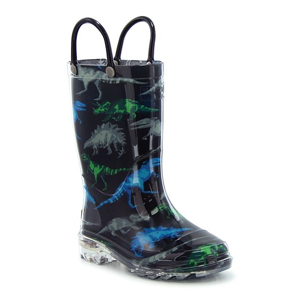 Light up rain on sale boots for toddlers