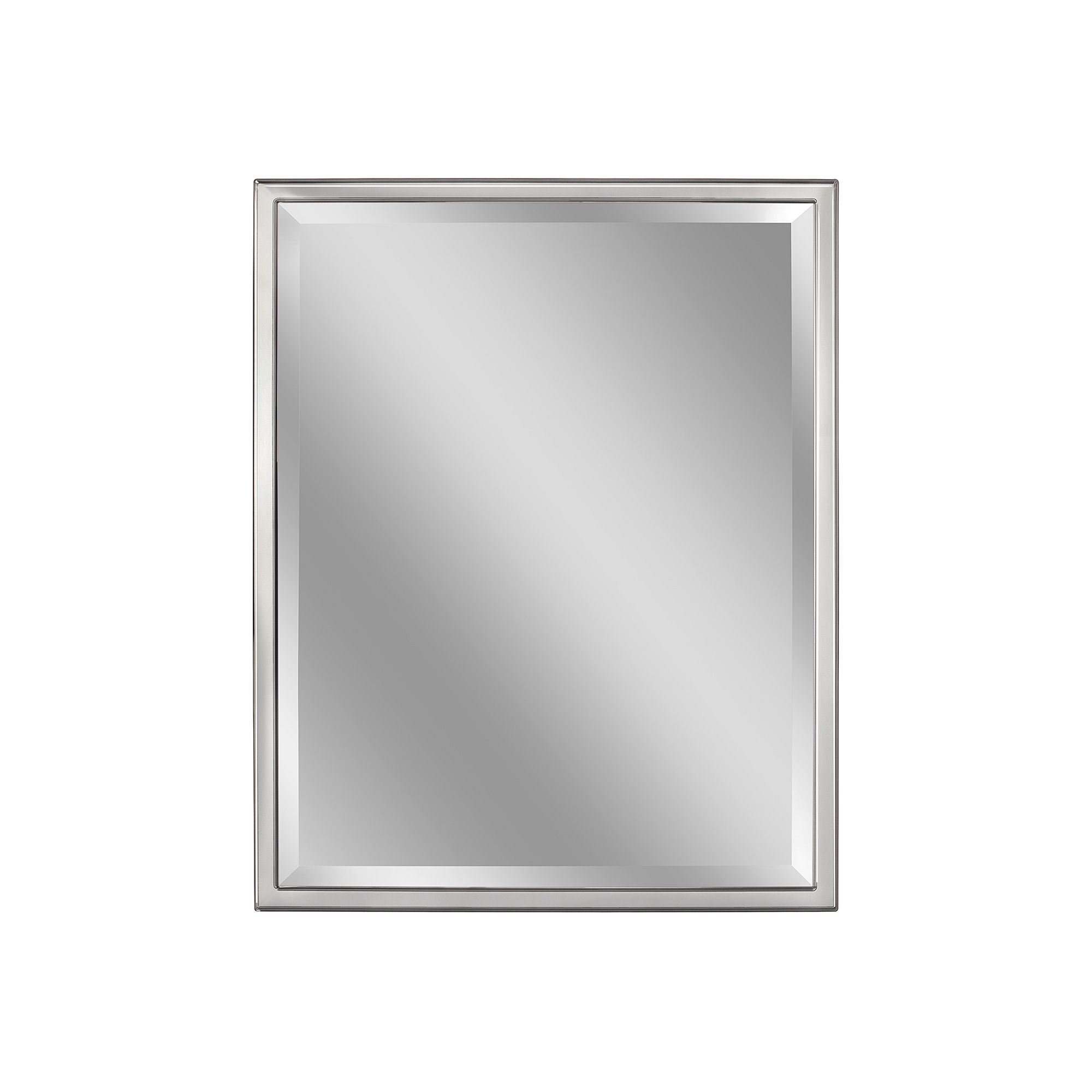 Head West Classic Chrome Wall Mirror, Gray