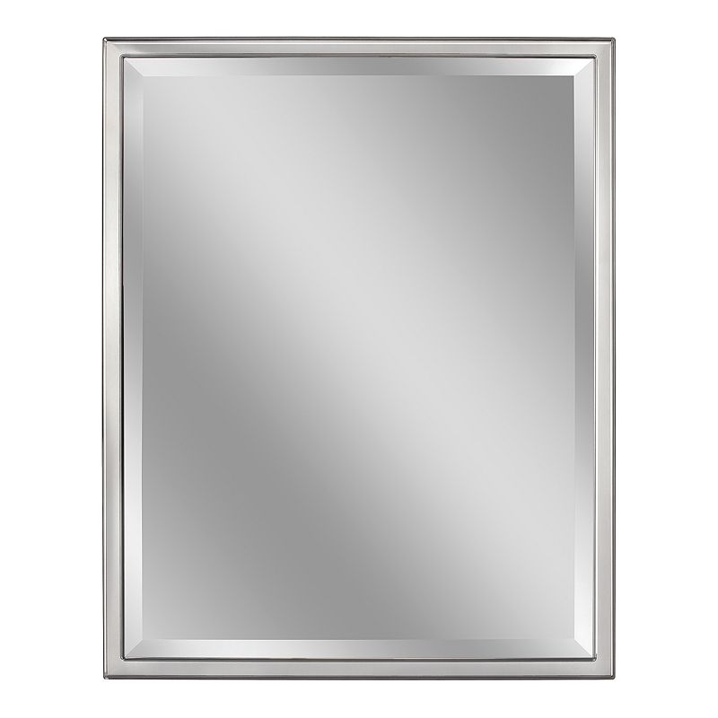 Head West Classic Chrome Wall Mirror, Grey