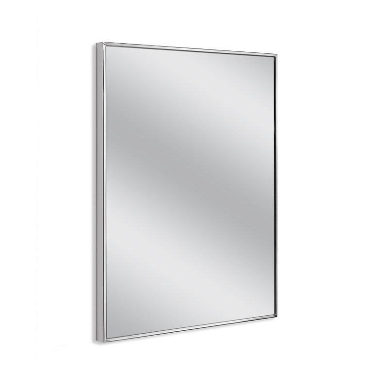 Head West Spectrum Chrome Wall Mirror, Grey