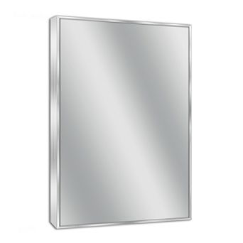 Head West Spectrum Brushed Nickel Wall Mirror
