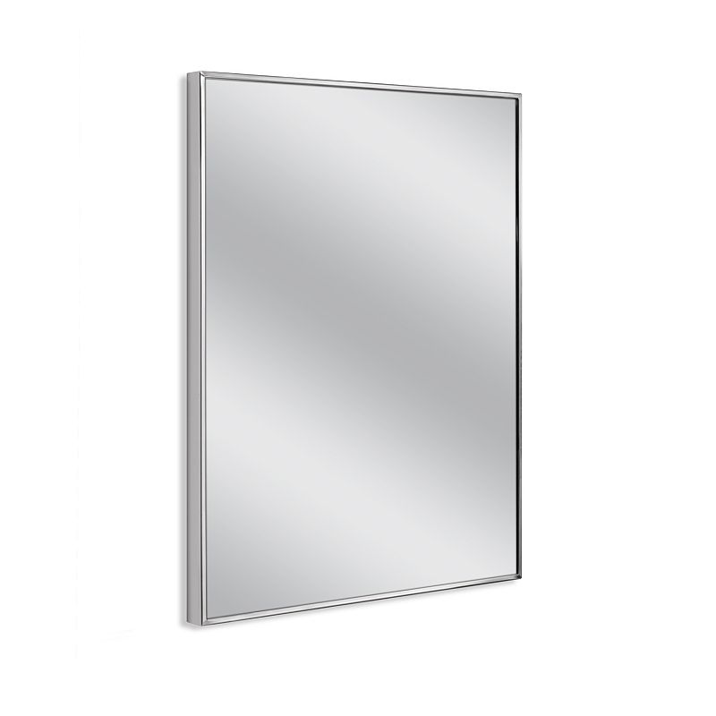 Head West Euro Spectrum Chrome Wall Mirror, Grey