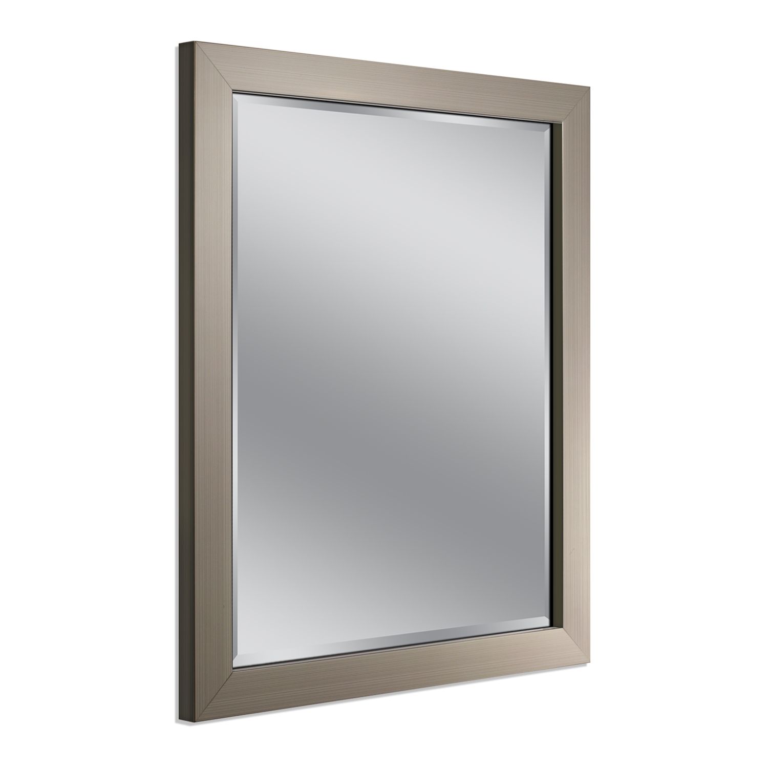 Image for Head West Modern Brushed Nickel Wall Mirror at Kohl's.