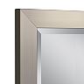 Head West Modern Brushed Nickel Wall Mirror