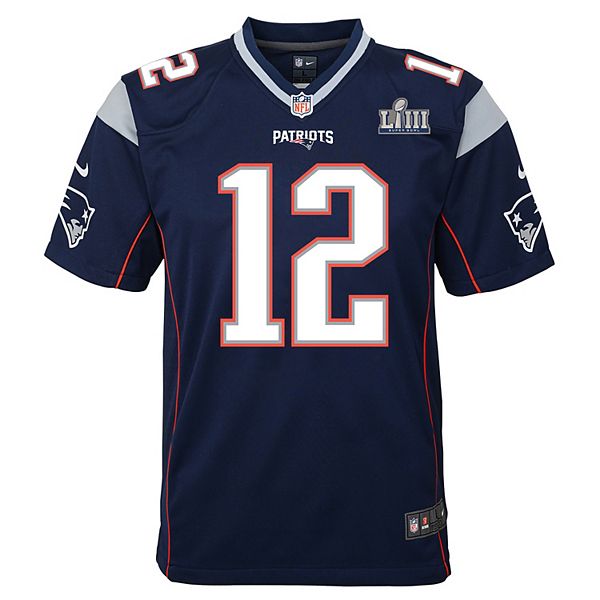Boys 8-20 Nike New England Patriots Tom Brady Super Bowl LIII ...