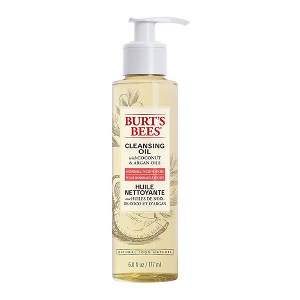 Burt's Bees Natural Facial Cleansing Oil for Normal to Dry Skin