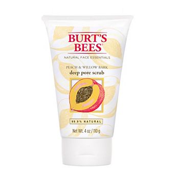 Burt's Bees Peach & Willow Bark Deep Pore Exfoliating Facial Scrub