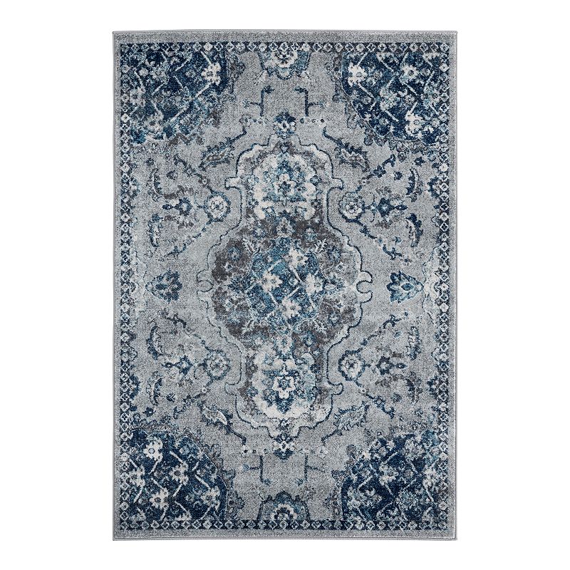 United Weavers Bali Melaya Rug, Grey, 8Ft Rnd