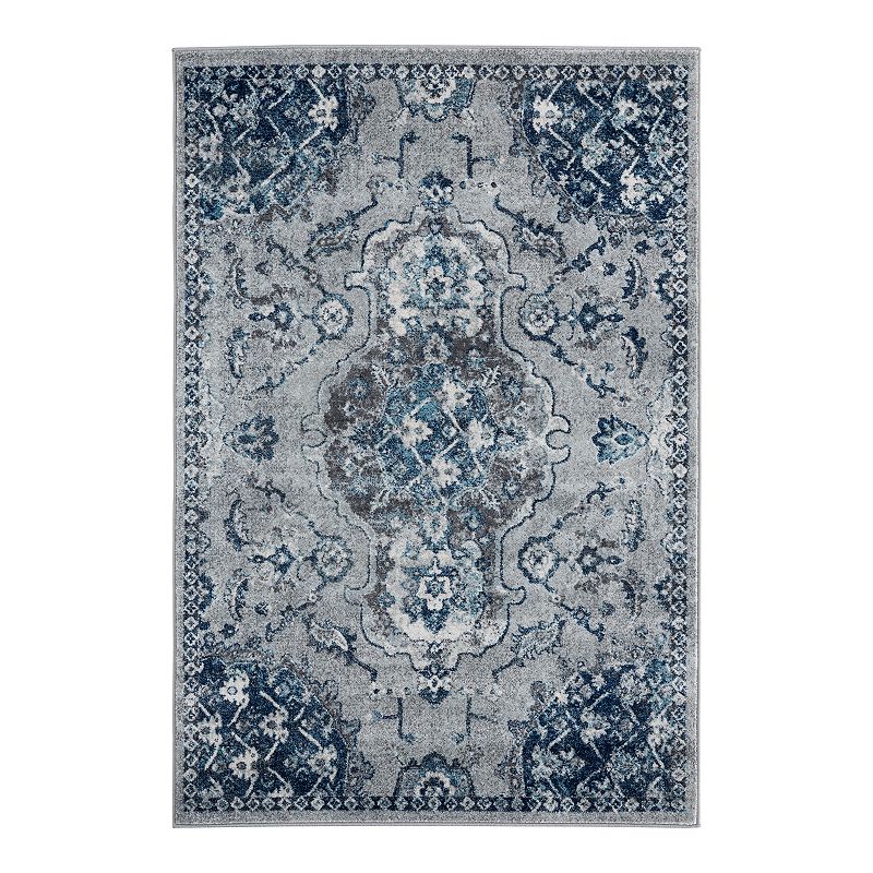 United Weavers Bali Melaya Rug, Grey, 8Ft Rnd