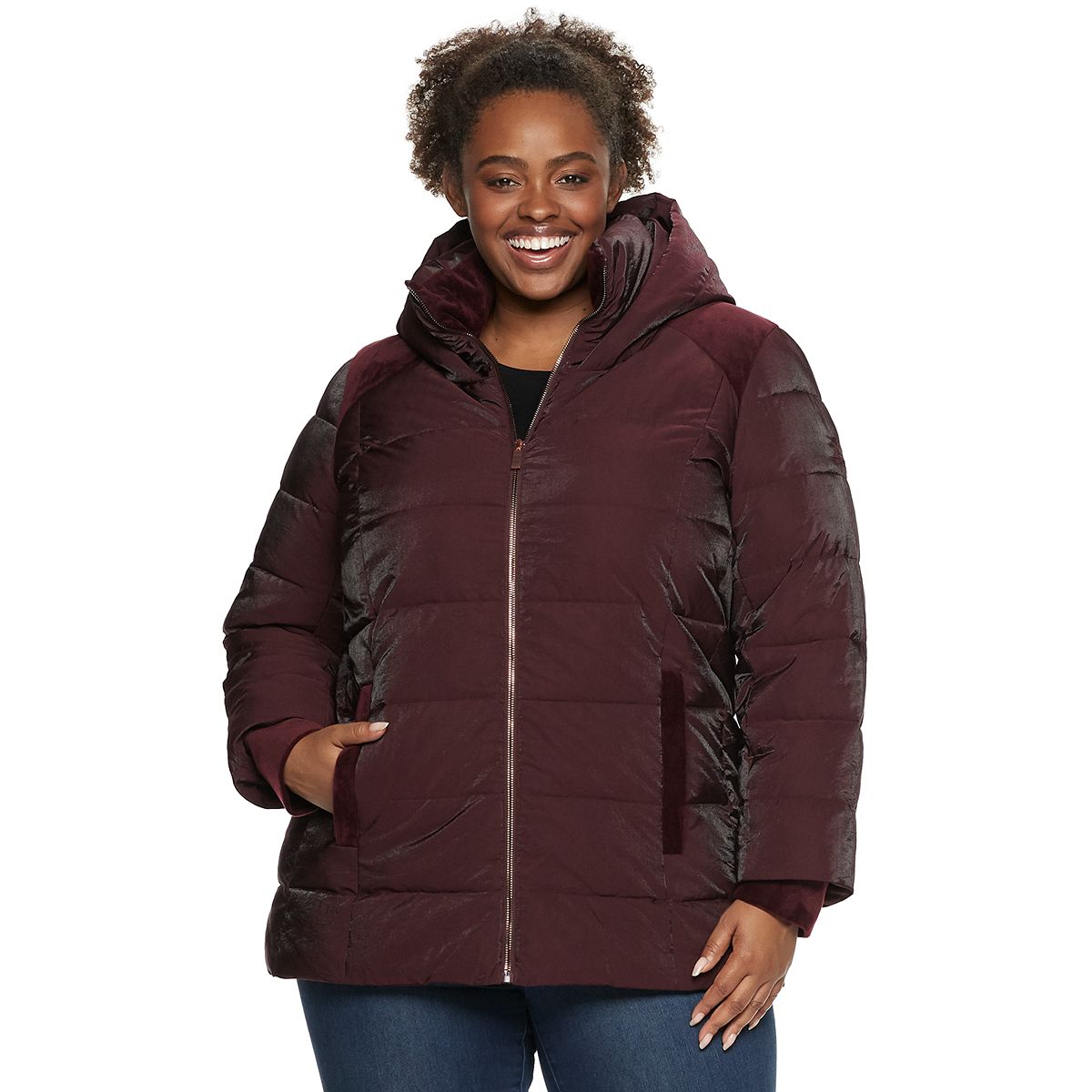 Kohls womens store puffer vests