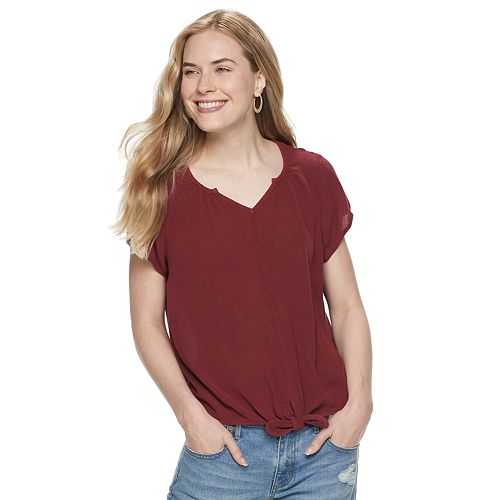 Women's SONOMA Goods for Life™ Knot Front Top