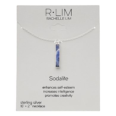 R LIM Stone Bar Necklace