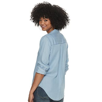 Juniors' SO® Button-Down Shirt