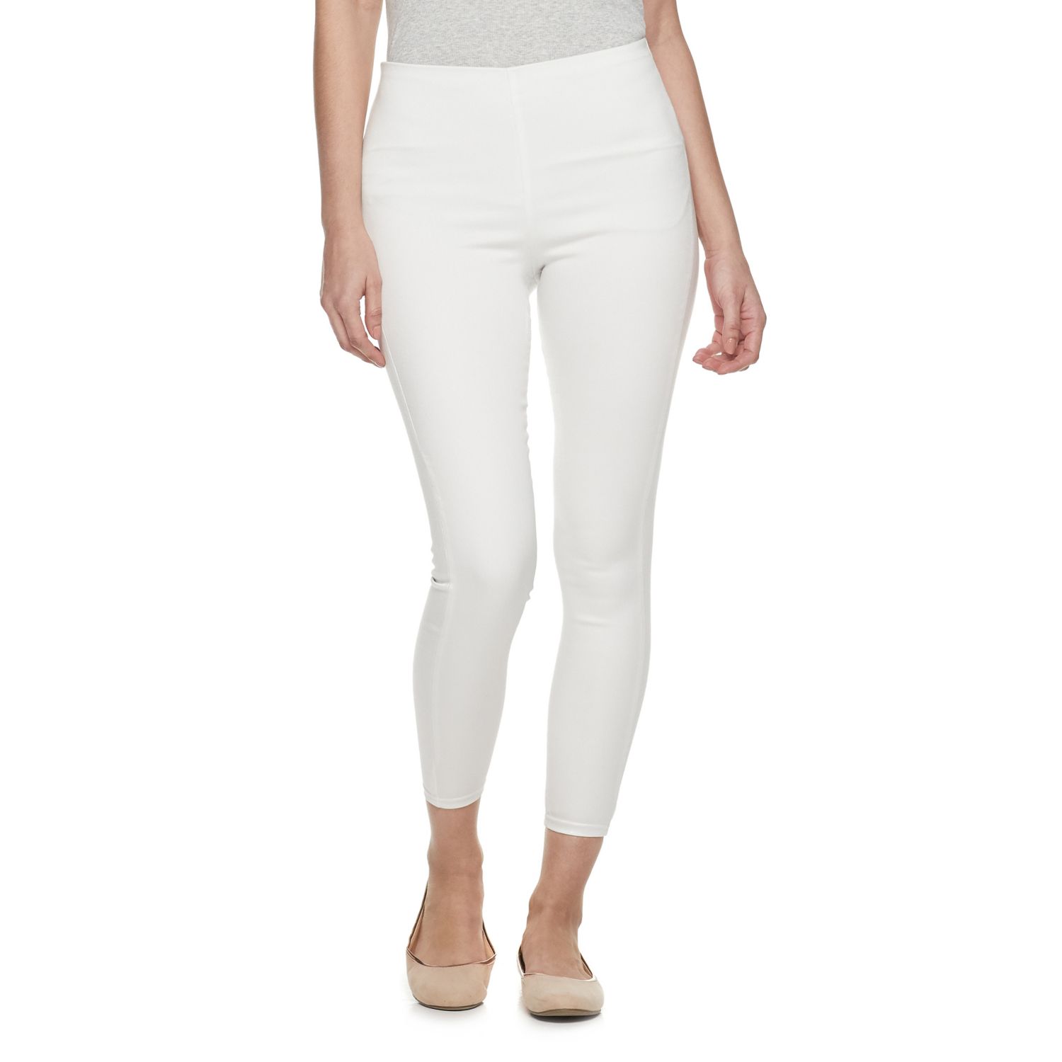 kohls white pants womens