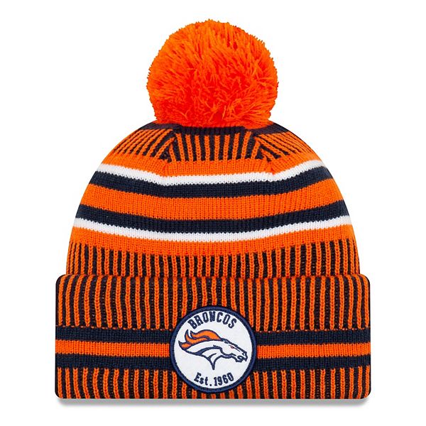 Men's Denver Broncos On Field Home Knit Pom Beanie