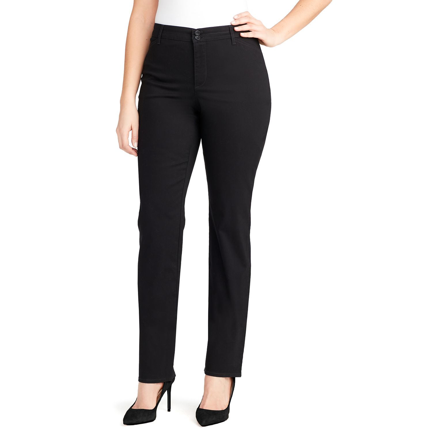 gloria vanderbilt black pants